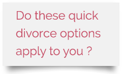 Do these quick divorce options apply to you?